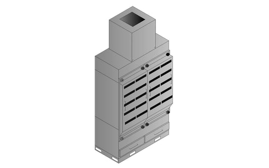 Industrial Maid EB34, Backdraft Walls, Backdraft Wall EB34, Industrial Maid, Auto Body Shop Fume Collection, Auto Body Shop Air FiltrationÊ