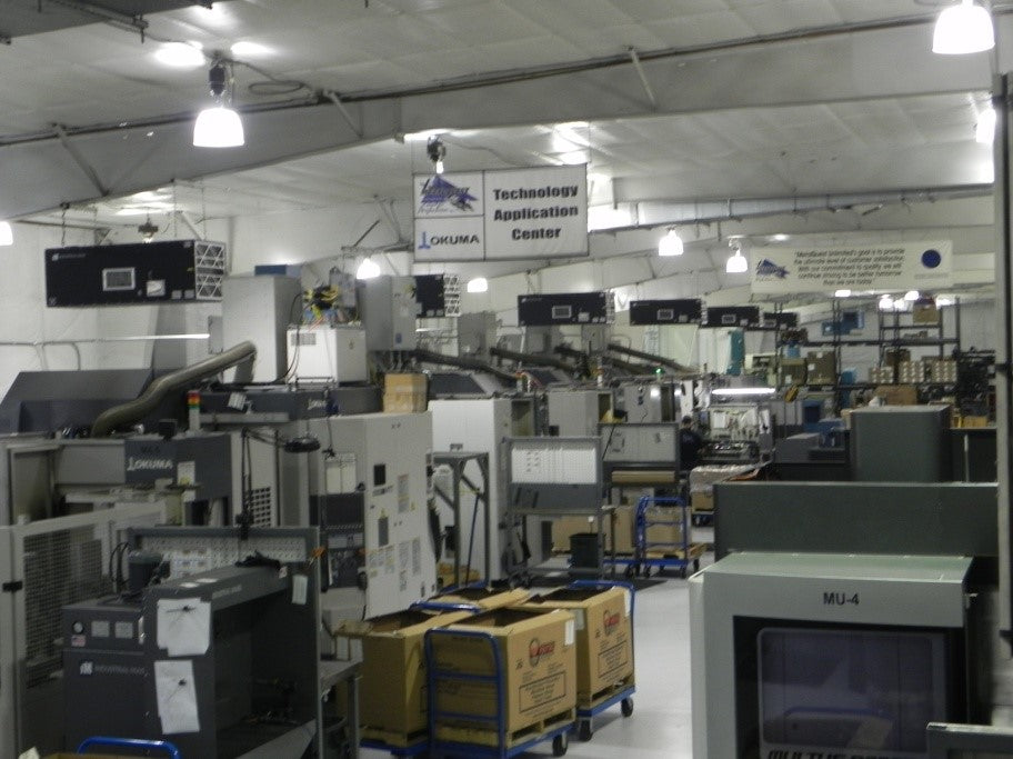 A room full of industrial air purifiers.