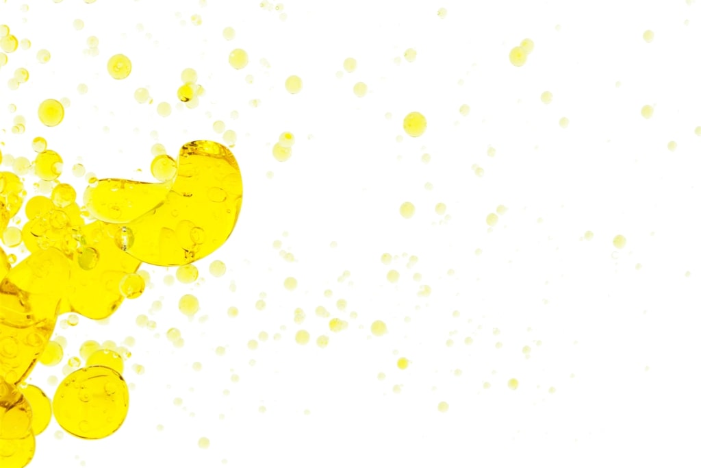 Clean air bubbles in the air.