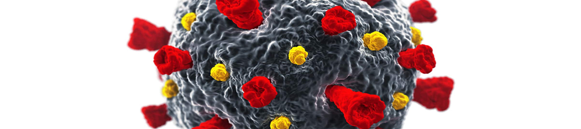 A visually striking image of a cell with vibrant red and yellow colors, symbolizing the importance of clean air in an industrial setting and the efficacy of an air cleaner.