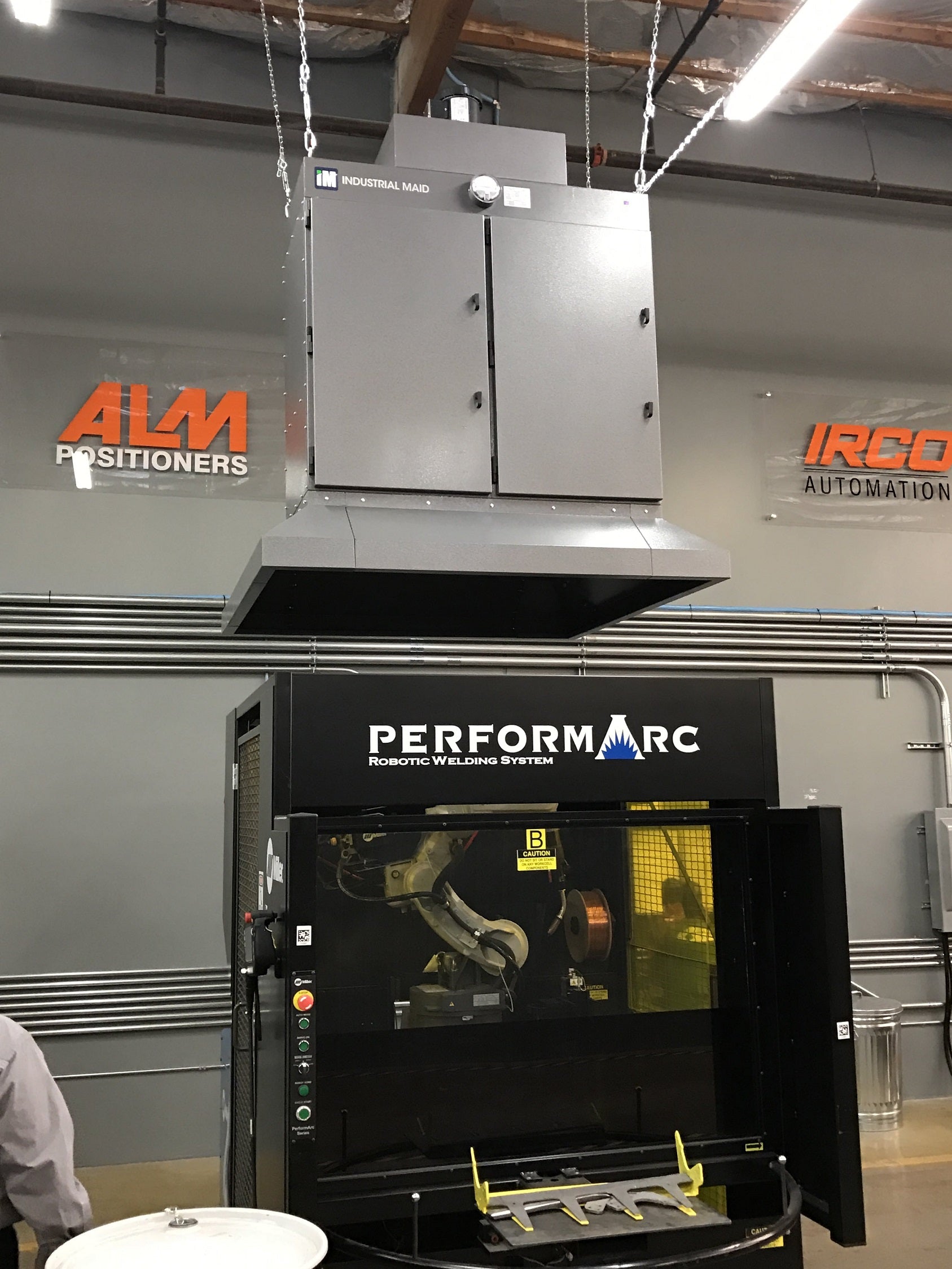 AZTech RH36V installed in a welding shop